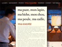 Tablet Screenshot of macocotte-lespuces.com